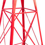 8FT Weather Resistant Yard Garden Windmill Red - Image 21