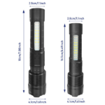 2Pack USB Rechargeable LED Flashlight Adjustable Focus Camping Hiking Outdoor Flashlight Work light (US Logistics For USPS/DHL/Fedex/UPS. No designated logistics accepted TK/TMEU only For self-pickup - Image 4