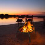 22" Four - legged Folding Iron Brazier Wood Burning Fire Pit Decoration for Backyard Poolside - Image 43