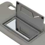 Front Passenger Sun Visor fit for Chevrolet Spark 11-22 42481829 Gray UV Protection - Image 2