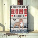 CIFbuy 1pc Retro American Bulldog Metal Wall Sign, Waterproof Rustproof Dog Lover Home Decor, A House Without An American Bulldog Is No TikTok, TikTok, s No Self-pickup Logiopics - Image 7