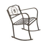 Replace 66934556 Flat Tube Single Rocking Chair Bronze Color - Image 13