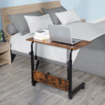 [Old code:23373712]Rolling & Height adjustable P2 15MM Chipboard & Steel Side Table with Baffle - Image 18