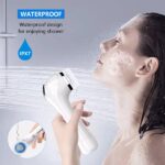Facial Cleansing Brush, Brush for Exfoliating, IPX7 Waterproof 3 in 1 for Massaging, Deep Cleansing Rechargeable with 4 Brush Head Replacements, White - Image 2