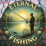 CIFbuy 1pc Retro Fishing 2D Flat Round Sign 8x8in, "in, Fishing Enthusiast" Gift Decorative, Plaque for Bar Living Room Bedroom Restaurant Wal TikTok, TikTok, temu Self-pickup Logi Wics - Image 4
