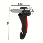 Portable door assist armrest for the elderly and disabled - equipped with LED lights, seat belt circuit breakers, and window breakers - Image 3