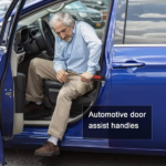 Portable door assist armrest for the elderly and disabled - equipped with LED lights, seat belt circuit breakers, and window breakers - Image 7