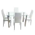 Same Code 60648027 110CM Clear Color Dining Table Set (This product will be split into two packages) - Image 22