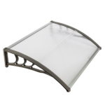 Same Code 26750828 HT-100 x 80 Household Application Door & Window Rain Cover Eaves Canopy White & Gray Bracket - Image 11