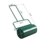 Replace 53657880 Oshion 24in Lawn Roller Iron Cylindrical Garden North America Black - Image 6