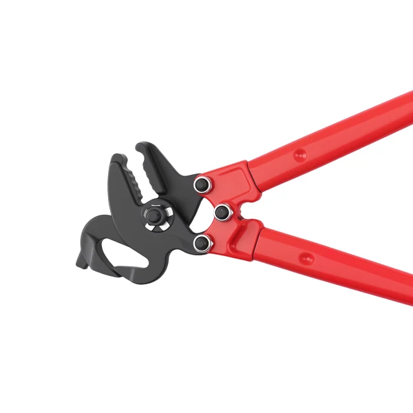Heavy Duty Snow Chain Plier Tool 830mm CrV Steel with TPR Grip Handle Red Color