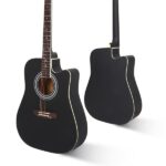 [Do Not Sell on Amazon] GT502 41-Inch Notch Spruce Panel Matte Edging Folk Guitar Bag Shield Wrench Black - Image 5