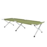 Same Code 53973428 31" Tall Directors Chair with Footrest, 4Portable Bar Height Folding Camping Chair with Built-in Cup Holder, Side Table, Storage Pocket, Olive - Image 14