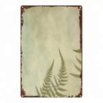 CIFbuy Vintage Fern 2D Flat Iron Metal Sign 8x12 Inch Durable Nostalgic Style Metal Plaque Decorative Wall Art Painting For Bar Bedroom TikTok, TikTok, room Self-pickup Logiopics - Image 6