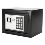 Mini Wall-in Style Electronic Code Metal Steel Box Safe Case 17EF Black - Image 49