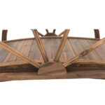 3.3ft Wooden Garden Bridge Bridge Arc Footbridge - Image 7