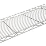 XM-304B Rectangle Carbon Steel Metal Assembly 5-Shelf Storage Rack Silver Gray - Image 31