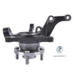Front Left Steering Knuckle & Wheel Hub Bearing Assembly Fit for Chevy Aveo Aveo5 Pontiac G3 L4 1.6L 96535190