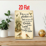 CIFbuy 1pc German Inspirational Quote Bird & Birdhouse Metal Wall" Wall Decor, 7.87x11.81Inch 2D Flat Unframed Plaque Sign, 2D Flat Unframed Plaque Sign, Weatherproof Rust BirdhouikTok, BirdhouikTok, t Self-pickup Logiopics - Image 7
