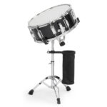 14 x 5.5in Snare Drum Set with Drumstick Holder, Snare Drum Bag, Strap, Mute Pad & Drum Stick for Beginner Student Black - Image 7