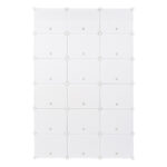 12-Tier Portable 72 Pair Shoe Rack Organizer 36 Grids Tower Shelf Storage Cabinet Stand Expandable for Heels, Boots, Slippers, White - Image 2