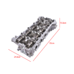 Engine Cylinder Head Assembly Fits Select: 1991-2004 2006-2007 Nissan 240SX Frontier Coupe Pickup Silver 1Pc - Image 5