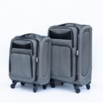 (20+24) Two-piece suitcase suitcase set Oxford trolley case without password lock universal wheel GRAY -Does not support self pick up - Image 4