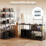 5-Tier Heavy Duty Black Garage Shelving Unit, 72" H x 36" W x 18" D 2200 LBS Load Capacity Boltless Storage Rack - Image 3