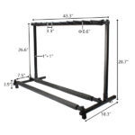Triple Folding Multiple Guitar Holder Rack Stand - Image 10