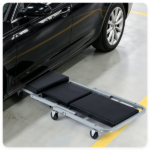 40" 2-in-1 Mechanic Creeper Seat with 360° Swivel Casters, Heavy Duty Metal Frame Auto Repair Rolling Stool with 1.5" Thick Oil-Proof Cushion for Garage Car Maintenance - Image 8