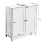 Storage Furniture Bathroom Sink Cabinet White - Image 6