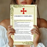 CIFbuy Templar Knight Oath Plaque, Medieval Templar Order Decor, Red Cross Vintage Chapel Design, Vintage Chapel Design, Durable Wall Art ikTok, ikTok, oss Vintage Chapel Design Self-dickup Logioprtr - Image 2