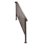 Outdoor 4 Level Iron Handrail Copper - Image 2