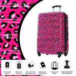 Hardshell Luggage Sets 3 pcs Spinner Suitcase with TSA Lock Lightweight-20"+24"+28" Luggages - Image 6