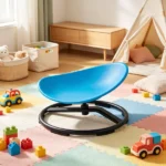 220 LBS Kids Swivel Chair, Sensory Spinning Chair with Non-Slip Metal Base for Balance & Focus Training - Image 6