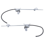 2Pcs Front Driver and Passenger Power Window Regulator with Motor Fit for Freightliner FLD112 120 132 - Image 6