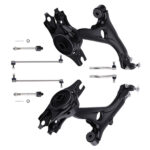 8x Front Lower Control Arms Tie Rod Sway Bar fit for 2016 2017-2019 Honda Civic 1.5L - Image 6