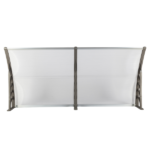 Same Code 52463595 HT-200 x 100 Household Application Door & Window Rain Cover Eaves Canopy Silver & Gray Bracket - Image 4