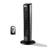 RTW-GR36 US Standard 36 Inch Tower Fan, 110V 45W, Black Plastic Body with Copper Motor, Touch & Remote Control, 3 Speeds, 3 Modes, Oscillating, 9H Timer, Household Fan - Image 2