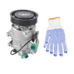 A/C Compressor with Clutch Fits for Hyundai Genesis 3.8 Sedan 4-Door 2009-2014 V6 3.8L 6-Groove Pulley 977013M001 977013M000 - Image 2