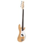 [Do Not Sell on Amazon] Fretless Electric Bass Guitar Full Size 4 String for experienced Bass Players Cord Wrench Tool Burlywood - Image 4
