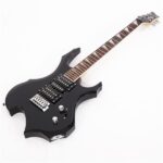 [Do Not Sell on Amazon] Flame Shaped Electric Guitar with 20W Electric Guitar Sound HSH Pickup Novice Guitar Audio Bag Strap Picks Shake Cable Wrench Tool Black - Image 4