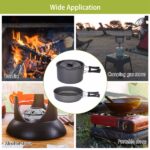 12Pcs Camping Cookware Set Camping Stove Aluminum Pot Pans Kit for Hiking Picnic Outdoor with Cup Fork Spoon Knife - Image 3