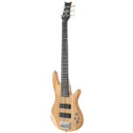 Full Size GIB 6 String H-H Pickup Electric Bass Guitar Bag Strap Pick Connector Wrench Tool Burlywood - Image 16