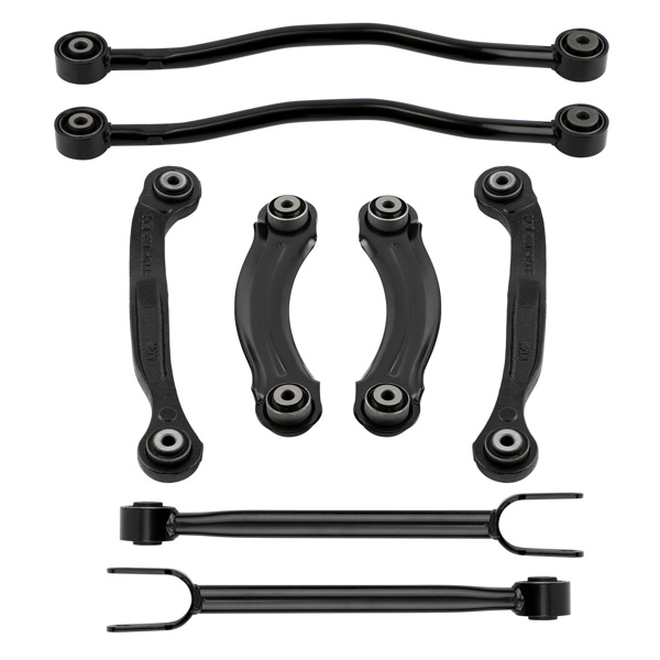 8pcs Rear Suspension Control Arms Strut Rod Lateral Arm Kit Fit For CHRYSLER 300 2005-2014 Fit For DODGE CHARGER 2006-2014 68045330AC, 68051638AB