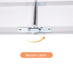 3ft Aluminum Alloy Folding Table Black - Image 13