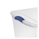 Extra-Large Latching Storage Bin, 105 Quart Clear Plastic Storage Container with Latch Lid, Blue, 4 Pack(Shipment from Walmart) - Image 2