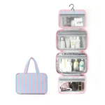 Colorful gradient leopard print plush handbag, detachable wristband, portable storage wallet for girls - Image 10