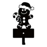 CIFbuy™ 2 pcs Gingerbread Man Metal Key Hooks Christmas Themed Wall Decor (TikTok, temu pick-up service) - Image 4