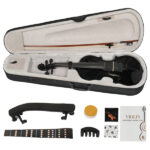 Do Not Sell on AmazonFull Size 4/4 Violin Set for Adults Beginners Students with Hard Case,Violin Bow,Shoulder Rest,Rosin,Extra Strings and Sordine - Image 2